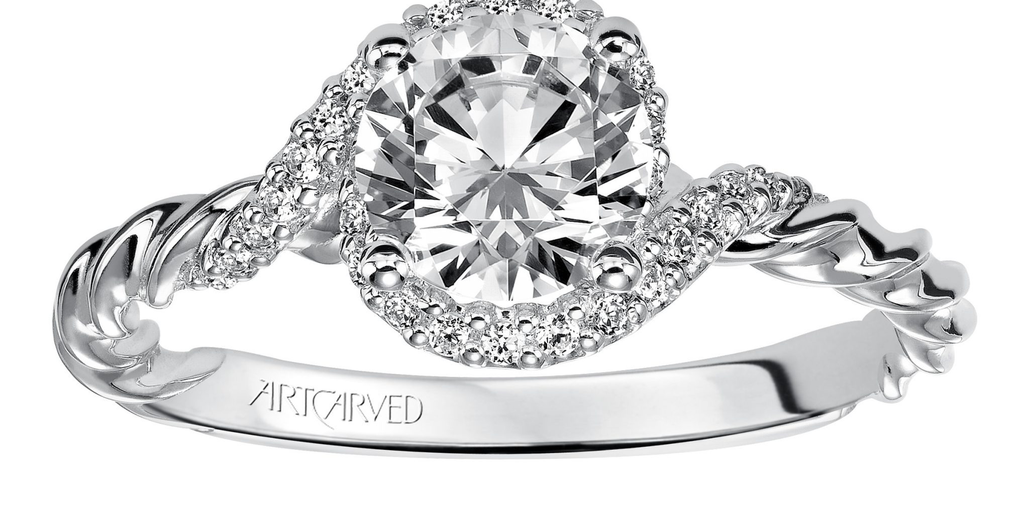 Shop the Artcarved Engagement Ring 31-V725ERW-E | Lewis Jewelers