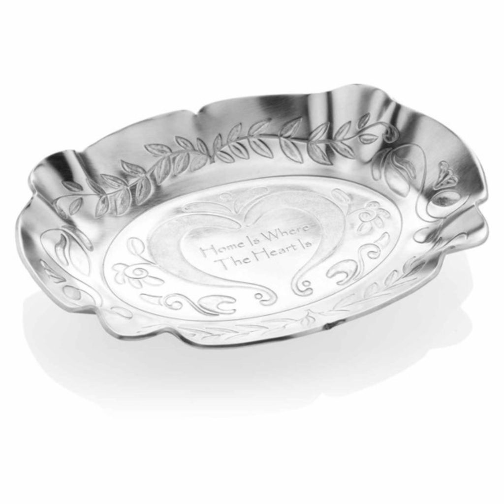 Aluminum Home is Where the Heart is tray